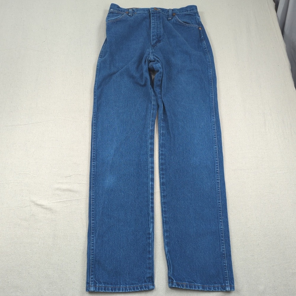 Wrangler Jeans Mens 30x33 Blue Western Cowboy Cut Rancher‎ 13MWZ Rodeo Casual